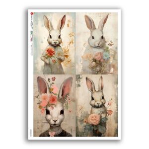 ANIMALS-0226. Carta di riso animali per decoupage.