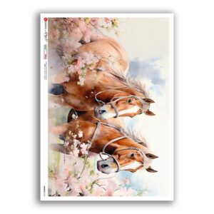 ANIMALS-0245. Carta di riso animali per decoupage.
