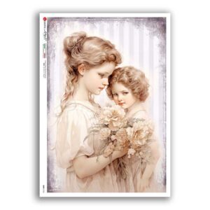 BABY-0106. Carta di riso bambini per decoupage.