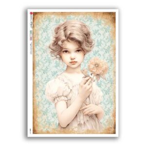 BABY-0107. Carta di riso bambini per decoupage.