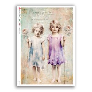 BABY-0109. Carta di riso bambini per decoupage.