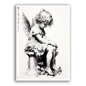 CULT-0177. Carta di riso sacra per decoupage.