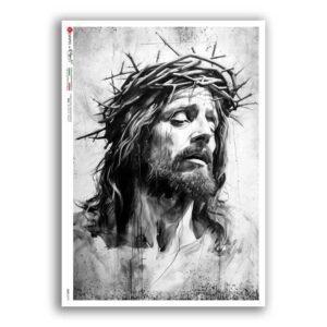 CULT-0179. Carta di riso sacra per decoupage.