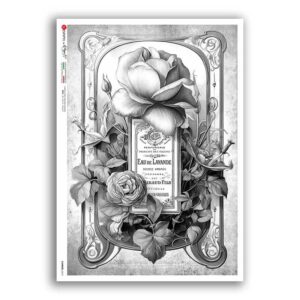 FLOWERS-0415. Carta di riso fiori per decoupage.