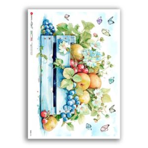 FOOD-0163. Carta di riso cucina per decoupage.