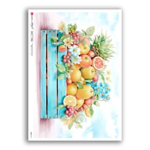 FOOD-0164. Carta di riso cucina per decoupage.