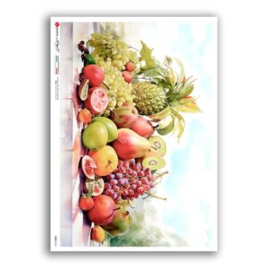FOOD-0165. Carta di riso cucina per decoupage.