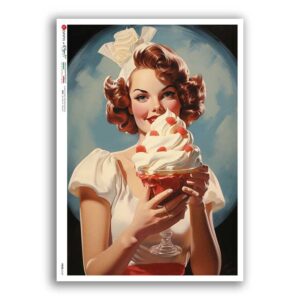 FOOD-0169. Carta di riso cucina per decoupage.