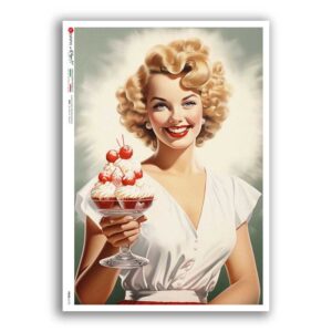 FOOD-0170. Carta di riso cucina per decoupage.