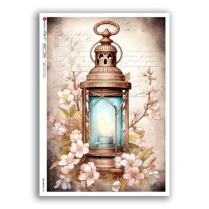 OLD OBJECTS-0042. Carta di riso oggetti vintage per decoupage.