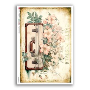 OLD OBJECTS-0044. Carta di riso oggetti vintage per decoupage.
