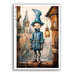 TALES-0047. Carta di riso fiabe per decoupage.