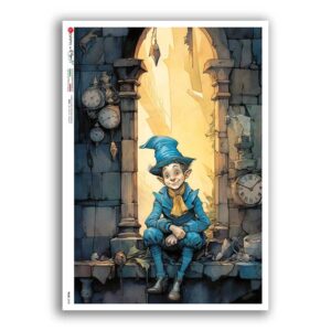 TALES-0048. Carta di riso fiabe per decoupage.