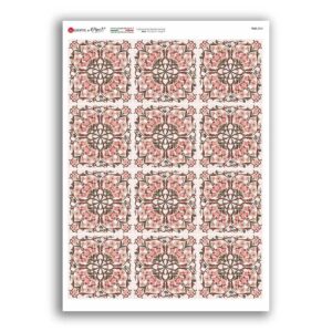 TILES-0063. Carta di riso tegole per decoupage.