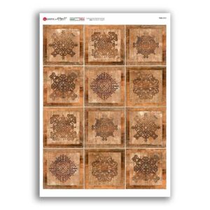 TILES-0064. Carta di riso tegole per decoupage.