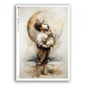 BABY-0128. Carta di riso per decoupage — Bambini