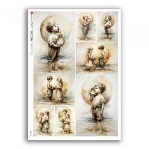 BABY-0129. Carta di riso per decoupage — Bambini