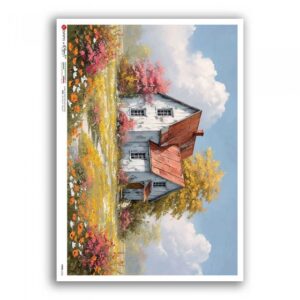 VIEWS-0242. Carta di riso per decoupage — Paesaggio