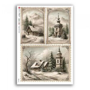 VIEWS-0246. Carta di riso per decoupage — Paesaggio