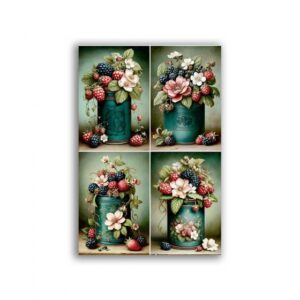 GF-CUCINA-028. Carta di riso per decoupage — CUCINA — grande formato