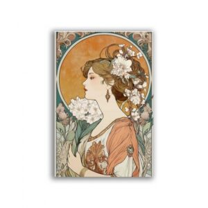 GF-ART NOUVEAU-062. Carta di riso per decoupage — ART NOUVEAU — grande formato