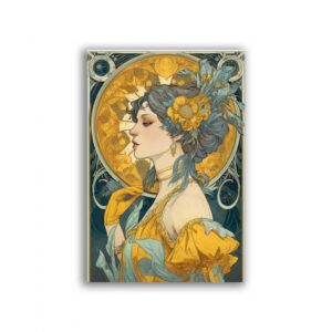 GF-ART NOUVEAU-063. Carta di riso per decoupage — ART NOUVEAU — grande formato