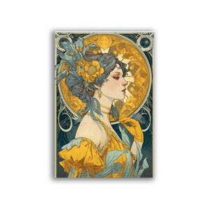 GF-ART NOUVEAU-064. Carta di riso per decoupage — ART NOUVEAU — grande formato