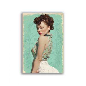 GF-PIN-UP-033. Carta di riso per decoupage — PIN-UP — grande formato