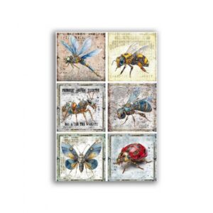 GF-STEAMPUNK-014. Carta di riso per decoupage — STEAMPUNK — grande formato
