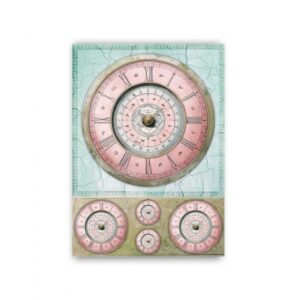 GF-OROLOGI-053. Carta di riso per decoupage — OROLOGI — grande formato