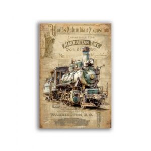 GF-VEICOLI-045. Carta di riso per decoupage — VEICOLI — grande formato