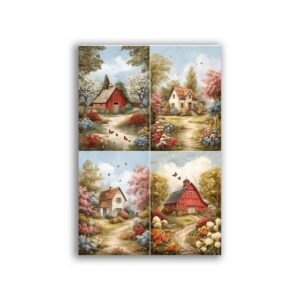 GF-PAESAGGI-078. Carta di riso per decoupage — PAESAGGI — grande formato