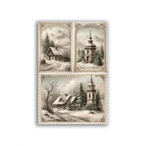 GF-PAESAGGI-081. Carta di riso per decoupage — PAESAGGI — grande formato