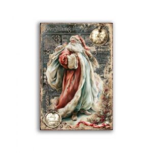 GF-NATALE-048. Carta di riso per decoupage — NATALE — grande formato